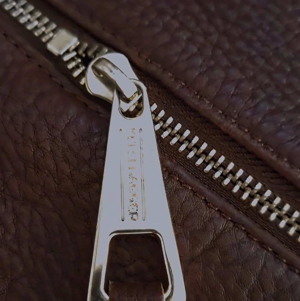 Kelsi Dagger Brooklyn Cranberry Pebbled Leather Hobo‎ Bag